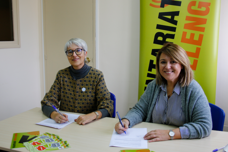 Down Lleida se suma al foment de l'ús social de la llengua catalana Down Lleida se suma al foment de l'ús social de la llengua catalana