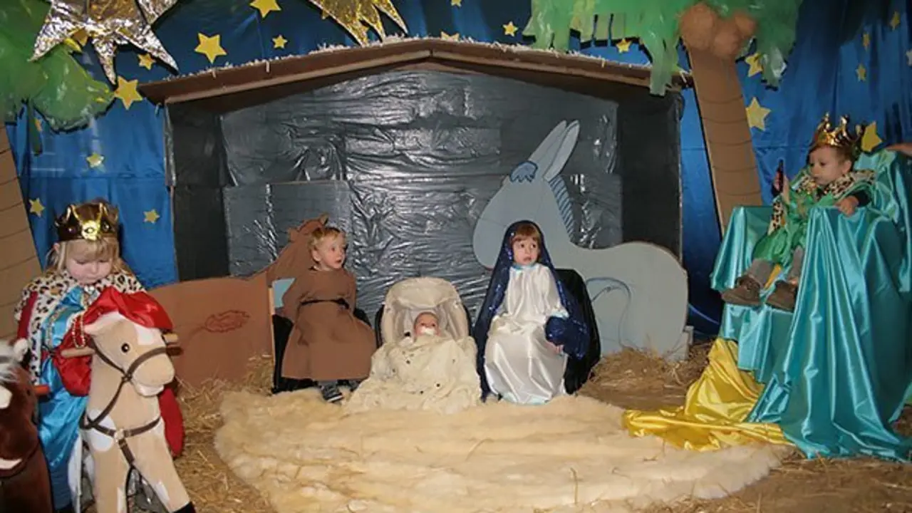 Pessebre vivent de l'escola bressol Los Vailets de Bell-lloc.