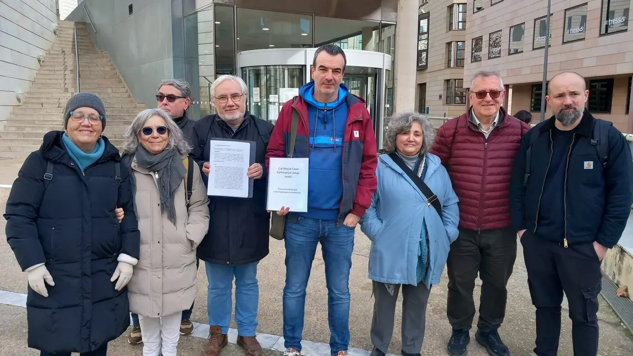 Presentaci&oacute; de la den&uacute;ncia als jutjats de Lleida. Foto: ACN