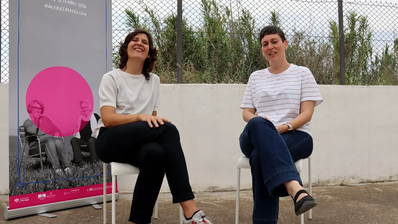 Anna Giribet i Abigail Ballester, de Fira T&agrave;rrega. Foto: ACN