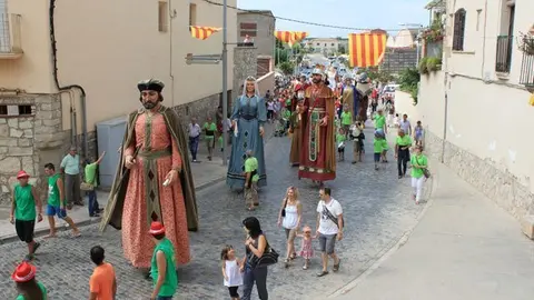 Festa major de Golmés trobada de Gegants