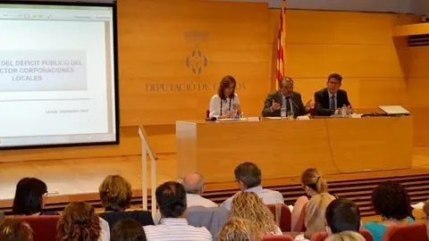 El president de l'en provincial Joan Reñé va participar en la jornada.