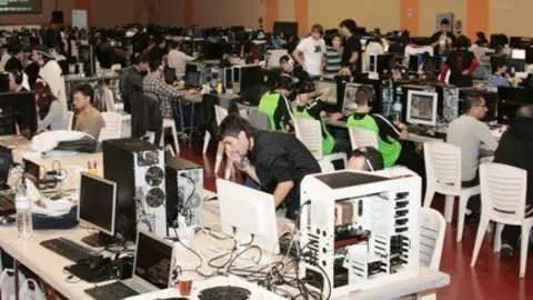 Imatge de la passada edició de la Lan Party de Mollerussa.