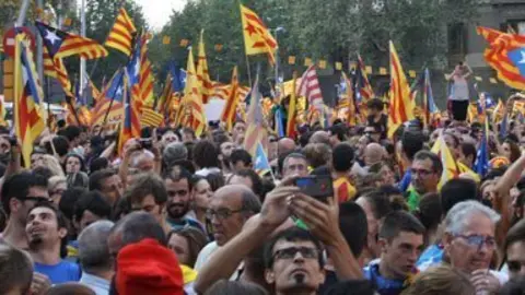 Manifestació de l'Onze de Setembre de 2012 a Barcelona.