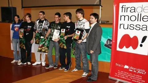 Lliurament de premis en l'edició 2011 de la Lan Party