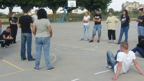 Grup de joves participants en el curs de monitors de lleure.