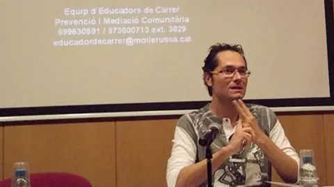 El que va ser  tècnic de Prevenció i Mediació Comunitària de l'Ajuntament de Mollerussa Òscar Gallinat