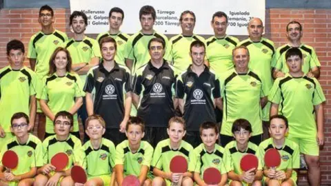 Els membres del Club Tennis Taula Mollerussa de la nova temporada.