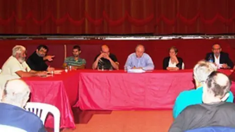 Imatge del Ple extraordinari que va tenir lloc al Centre Cultural.