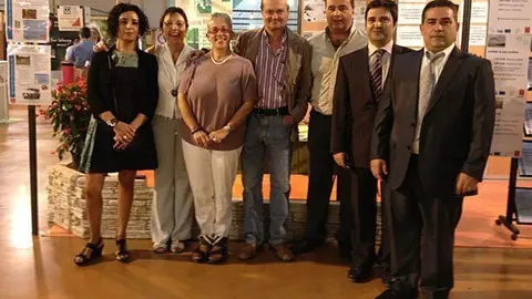 La comissió mollerussenca que va visitar la fira Pyrénéennes. 