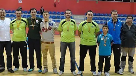 Els camions absoluts del Club Tennis taula Mollerussa.