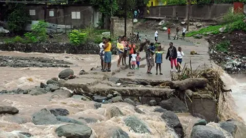 Els efectes de l'huracà Sandy a les poblacions de Jamaica.