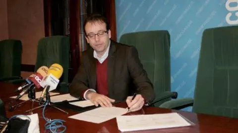 Marc Solsona va presentar la modificació de crèdit que es presentarà en el Ple.