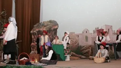 Els alumnes de l&#39;escola Arnau Berenguer del Palau d&#39;Anglesola.