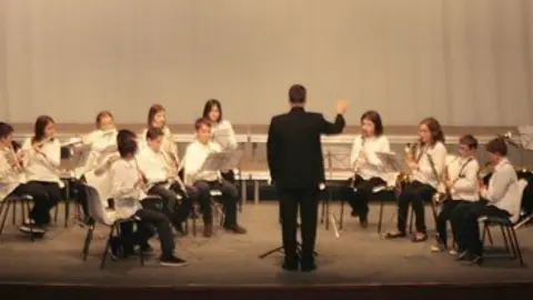 Conjunt Instrumental de Vent de l&#39;Escola Municipal de Música.
