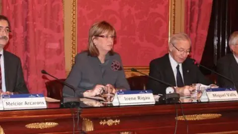 La consellera Irene Rigau va presentar l&#39;informe sobre la FP.