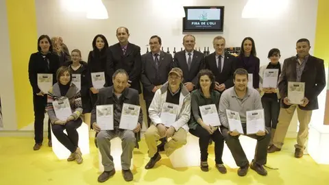 El guanyadors del concursos organitzats pel Patronat Fira de les Garrigues.