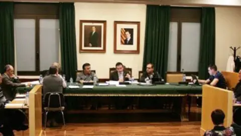 Imatge del Ple de Mollerussa del dijous 31 de gener. 