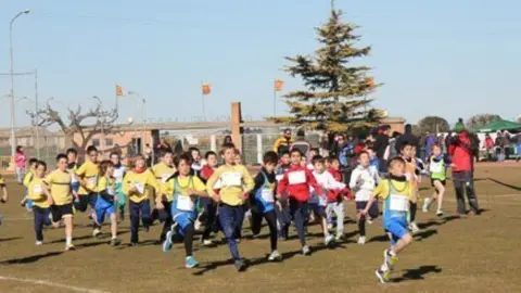 Els escolars van tenir un especial protagonisme en el cros arbequí.