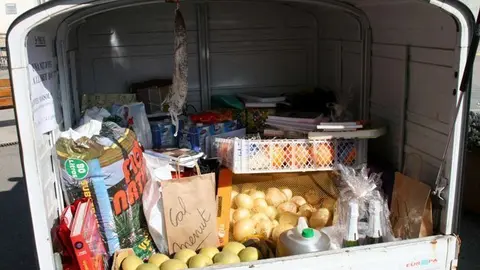 El articles que van recollir els joves del Poal  pel Banc d&#39;Aliments.