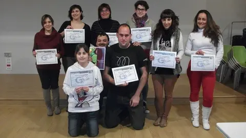 Els participants en el Curs de manipulació d'Aliments de les Garrigues.