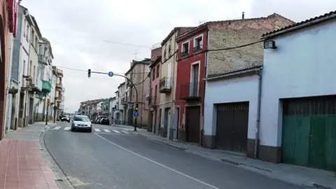 Imatge de la N-240 en el seu pas per les Borges Blanques.