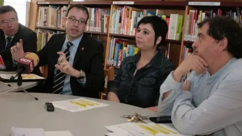 Jordi Pérez. Marc Solsona, Diana Solé i Josep Miquel Varea.