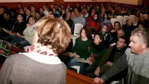 Imatge de la ponència de M. Àngels Achón de la Universitat de Lleida.