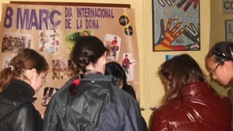 Alumnes dels instituts de les Borges
