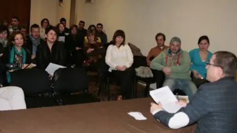 Àlex Català va presentar la iniciativa i les noves accions, als associats.