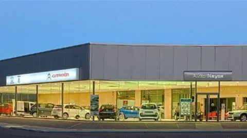 Imatge de les instal·lacions d'Auto Nayox a Golmés.