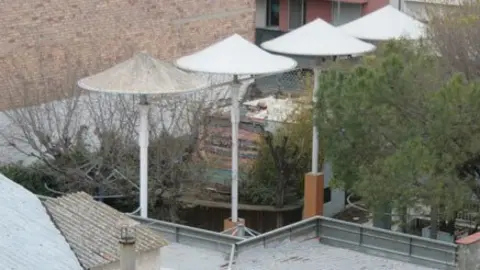 Imatge del solar on es troba la pista d'estiu del Musicland.