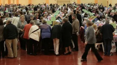 Imatge de la Trobada de Puntaires organitzada per l&#39;Albada.