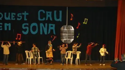 Es joves de l'Agrupament es van inspirar en el programa de Manel Fuentes.