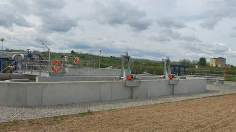 Panoràmica depuradora d'Arbeca