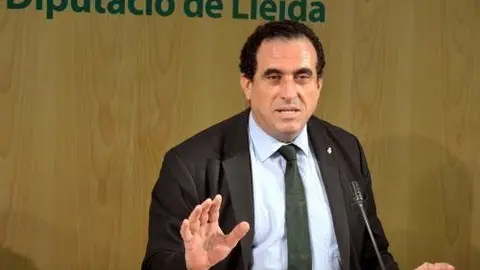 Perdices, durant la roda de premsa