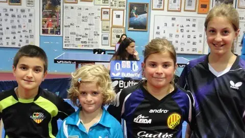 Els representants lleidatans que van participar en el Top-8 català.