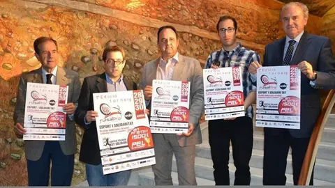 La Diputació, que col·labora amb el torneig solidari, ha acollit la presentació