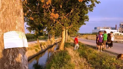 L'acte reivindicatiu va convocar els assistents a la Banqueta del canal d'Urgell