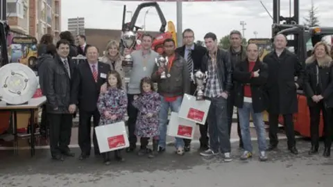 Els guanyadors en el concurs de la Fira Sant Josep de 2013