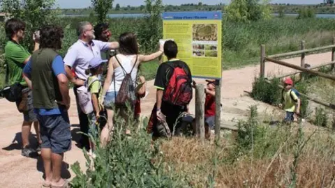 El president Francesc Fabregat, participa en la Setmana Natural.
