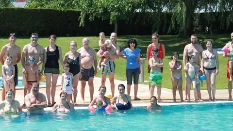 Imatge dels nedadors que van participar en la jornada a Golmés.