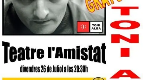 Toni Albà actuarà al Teatre l'Amistat amb Ser o no ser?