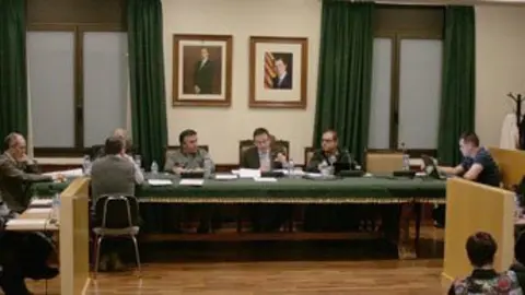 Imatge del Ple de l'Ajuntament de Mollerussa.