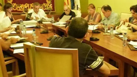 Imatge de la sessió plenària de l'Ajuntament de les Borges Blanques.