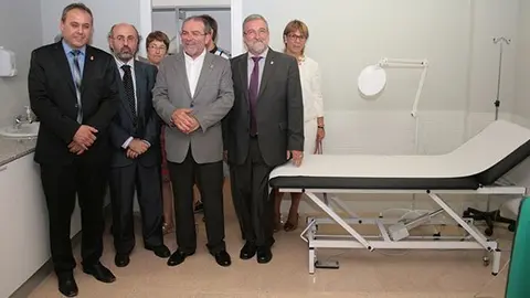 Jordi Calvís, Joan Reñé, i Francesc Fabregar van visitar l'ampliació.