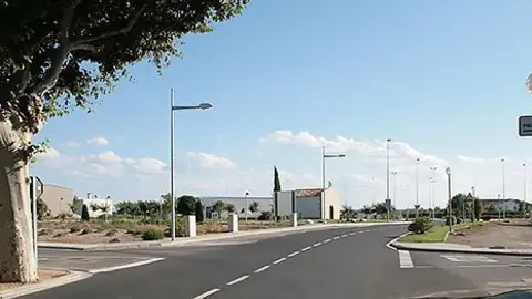 Tram urbà de l'avinguda Sant Roc, en el que s'ha dut a terme l'actuació.