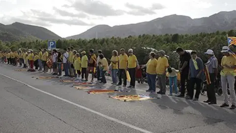 Més de 2.000 persones del Pla d&#39;Urgell van ocupar els trams de l&#39;Hospitalet de l&#39;Infant.