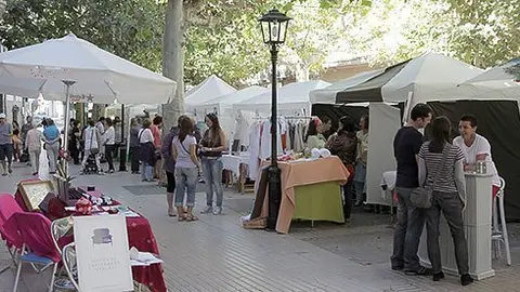 El públic va trobar un ampli assortit de productes naturals.