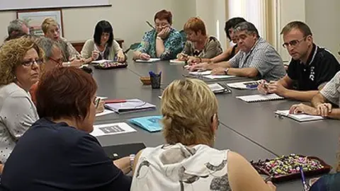 Reunió amb els directors dels centres educatius del Pla d'Urgell.